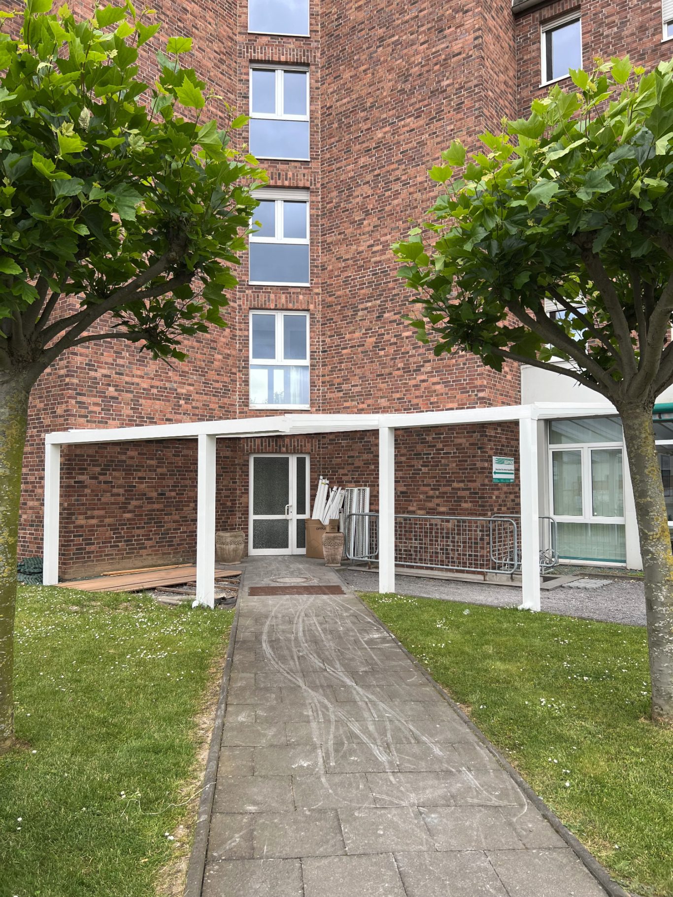 Gekoppeltes Terrassendach Gekoppeltes Terrassendach