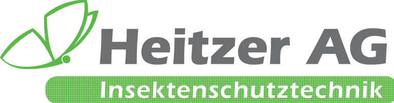 Heitzer AG Logo der Heitzer AG, spezialisiert auf Insektenschutztechnik.